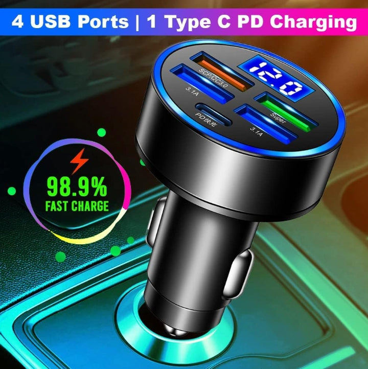 6 in 1car charger